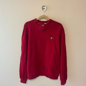 Vintage Men's University of Georgia UGA Red Sweater